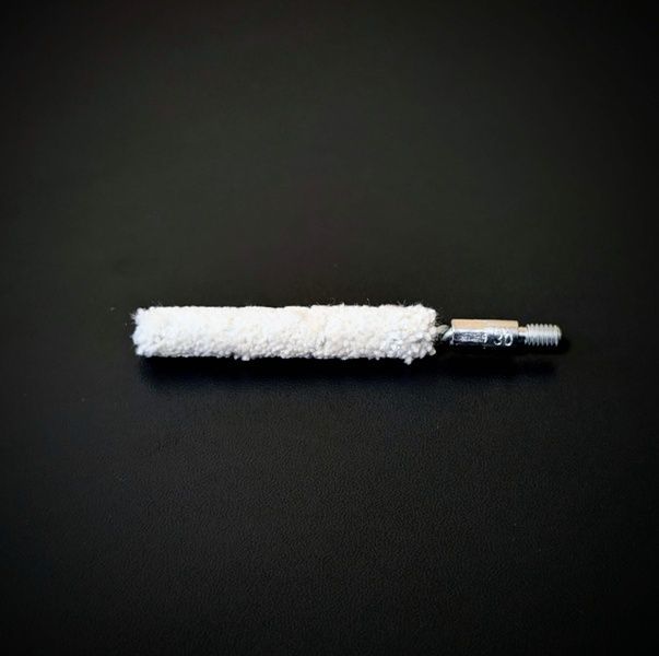 Cotton bore mop brush for 7.62/ .30 caliber