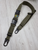 Tactical three-point sling with two carabiners and two tightening straps – Olive