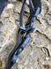 Tactical three-point sling with two carabiners and two tightening straps – Black