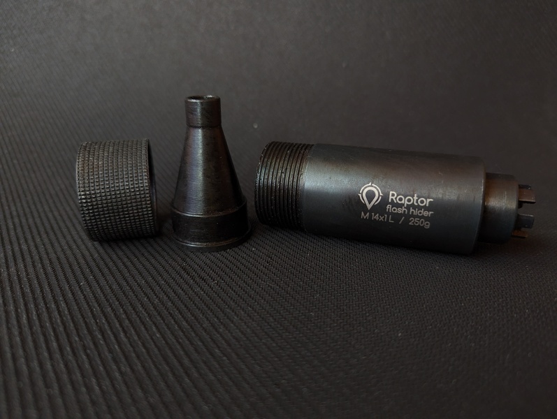 Flash suppressor and flash hider for LMG (RPK) 5,45